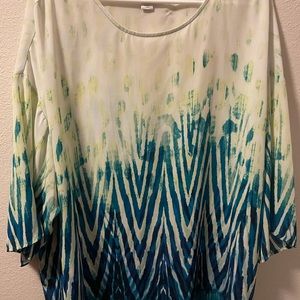 Abstract blouse